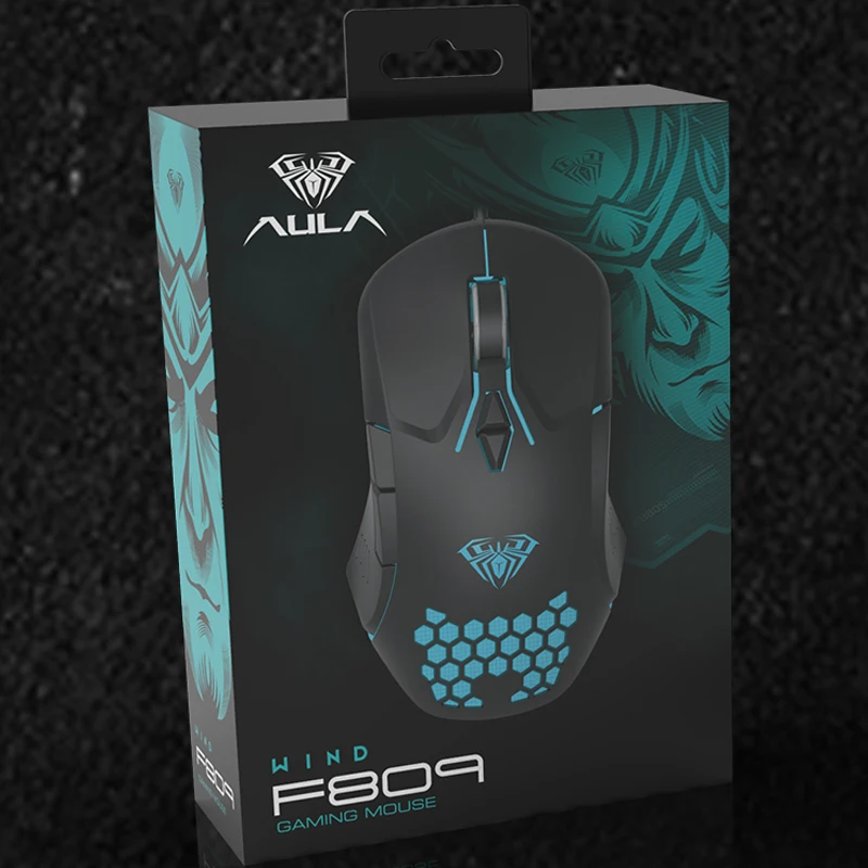 

AULA Machinery Gaming Mouse Wired Backlit Optical Mouse 7 Breathing Lighting 3200 DPI USB Computer Mouse Gamer Mice PC Laptop