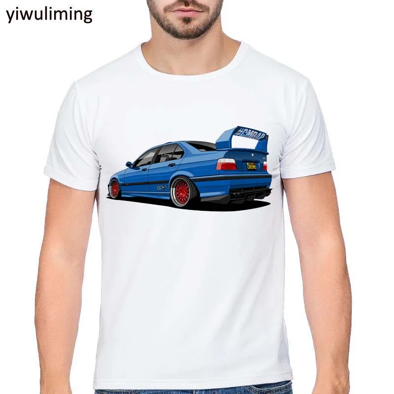 

japan GT86 Cool Automotive Car Turbo E30 t shirt men shirt Male Camisetas Nissan Skyline R34 GTR fans car tee gift for friend