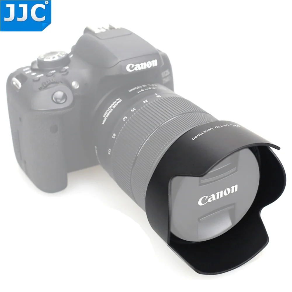 JJC байонетная камера Цветочная бленда объектива для Canon EF-S 18-135 мм f/3,5-5,6 IS USM Объектив заменяет EW-73D