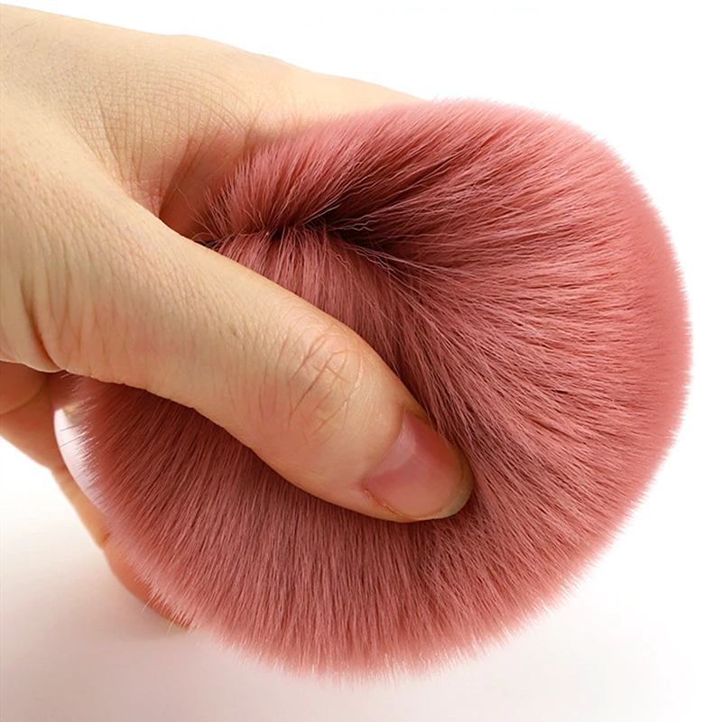 

ZZDOG 1Pcs Big Size Fluffy Face Powder Foundation Blush Brush Soft Mushroom-Head Makeup Brush Chubby Cosmetic Beauty Tools