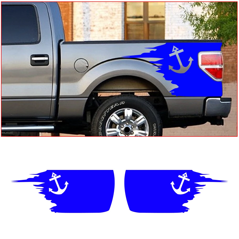 Автомобильная наклейка для пикапа грузовика контейнера боковые полосы комплект