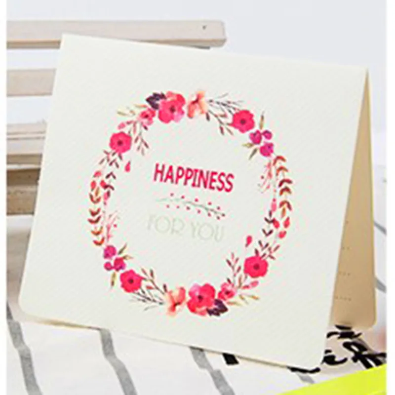 10 шт. конверт бумажная открытка мультяшная мини поздравительная спасибо День