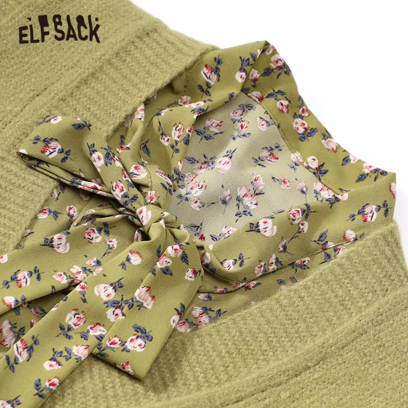 Женское шифоновое платье ELFSACK Повседневное в стиле бохо с цветочным принтом и