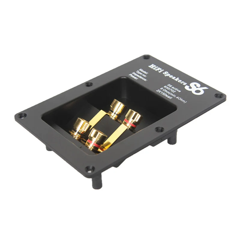 Четырехпозиционная распределительная коробка для динамиков HIFI 2 шт. с терминалом