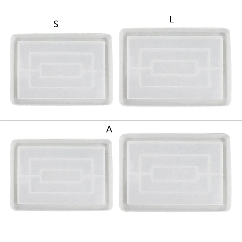 

Fruit Tray Mold Resin Molds Large Rectangle Epoxy Tray Silicone Resin Mold for DIY Plate Making Roll Casting Mold Tools