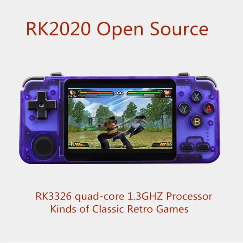Портативная игровая консоль RK2020 в стиле ретро 64 битная система с открытым