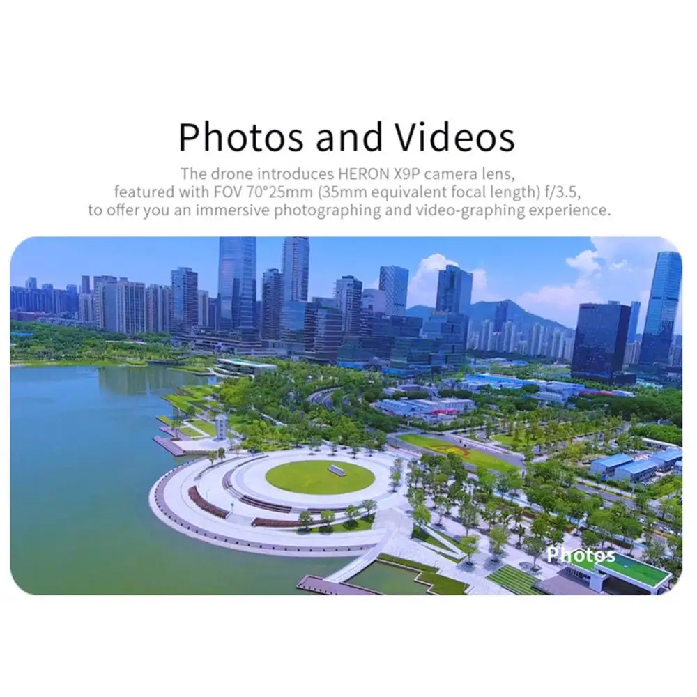 

JJRC X9P Heron GPS 5G WiFi RC Quadcopter FPV Racing Drone Model RTF w/ 4K HD Camera Optical Positioning VS EX4 Zino H117S