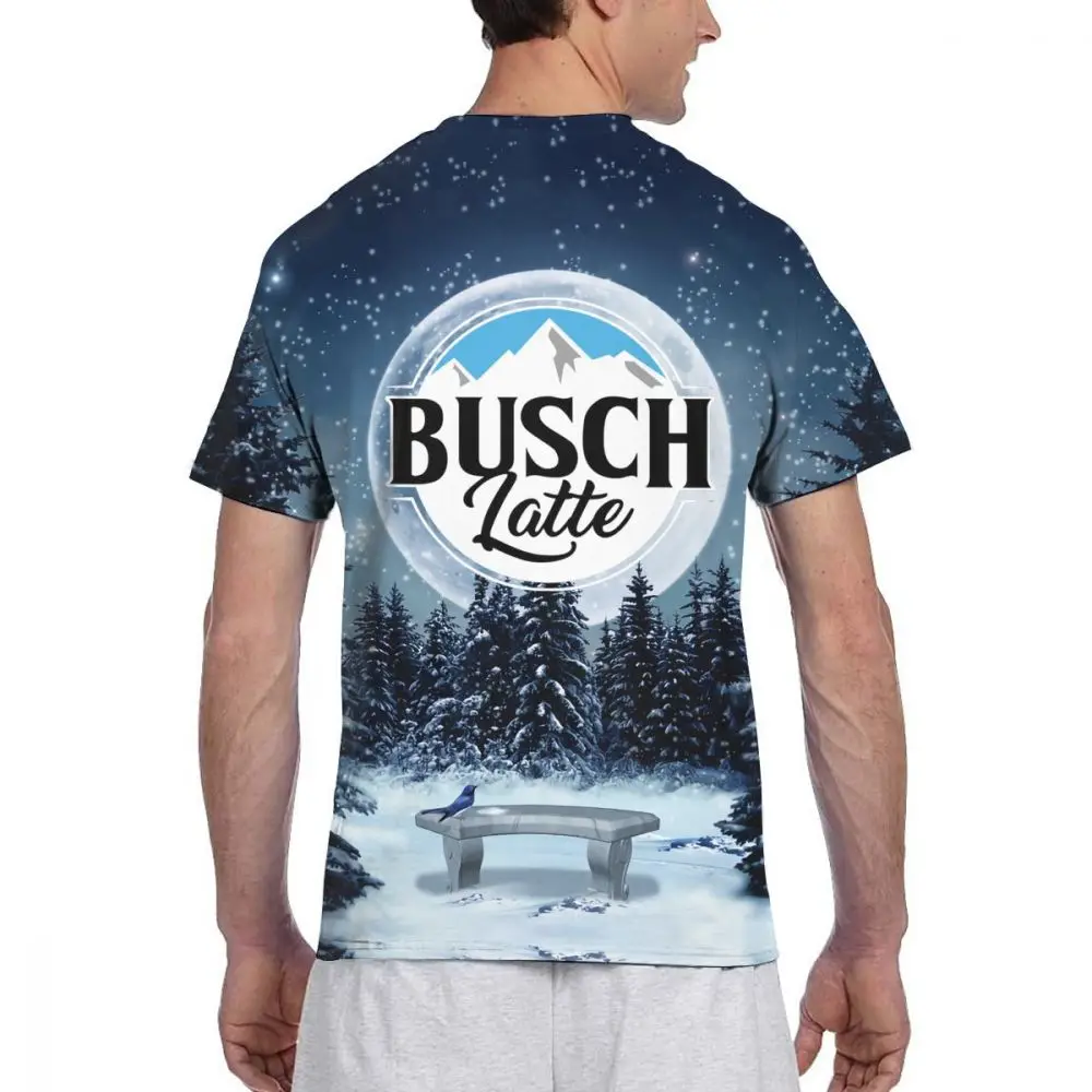 

Busch Latte Men's Basic Short Sleeve T-Shirt