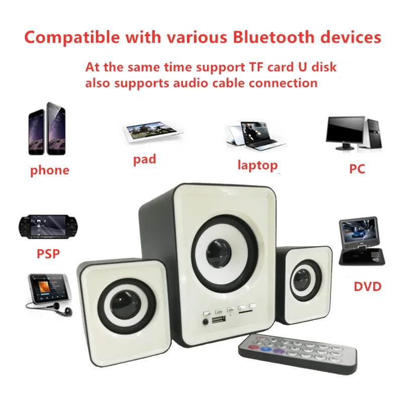 Bluetooth Стерео комбинированный динамик карта U диск с дистанционного управления