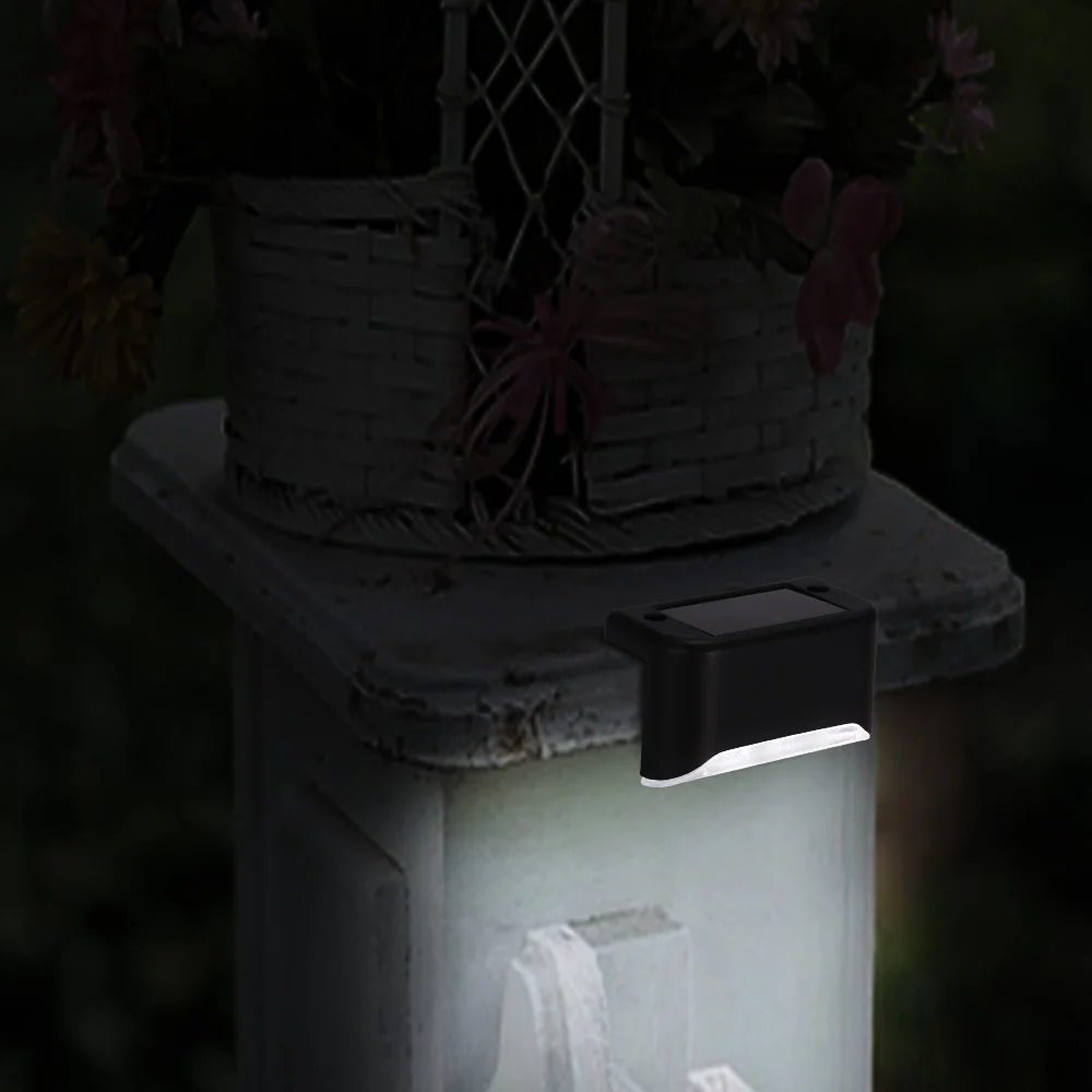 10 шт. водонепроницаемые светодиодные Настенные светильники на солнечной