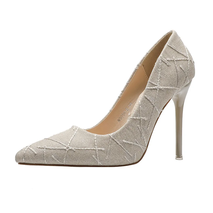 Туфли-лодочки женские на высоком каблуке 11 см золотистые/Серебристые/черные |