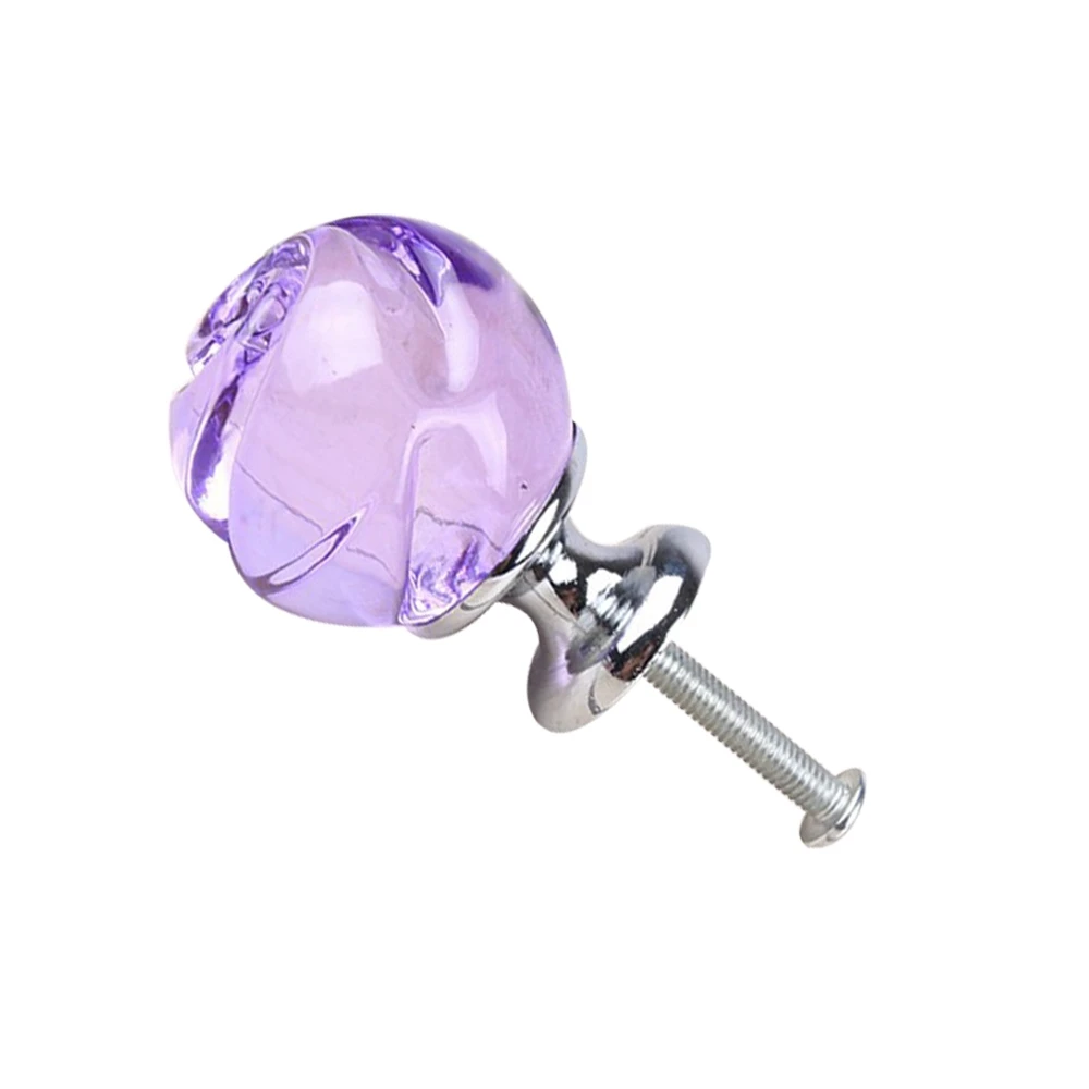 Алмазная форма дизайн Красочные Хрустальные стеклянные ручки ящик для шкафа