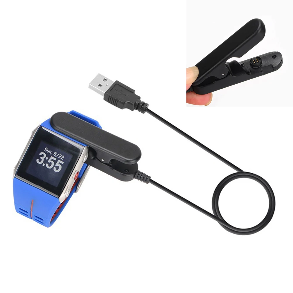 

V800 Portable Watch Charger Circuit Protection Safe Use Lightweight TPE Clip Type Fast Charging