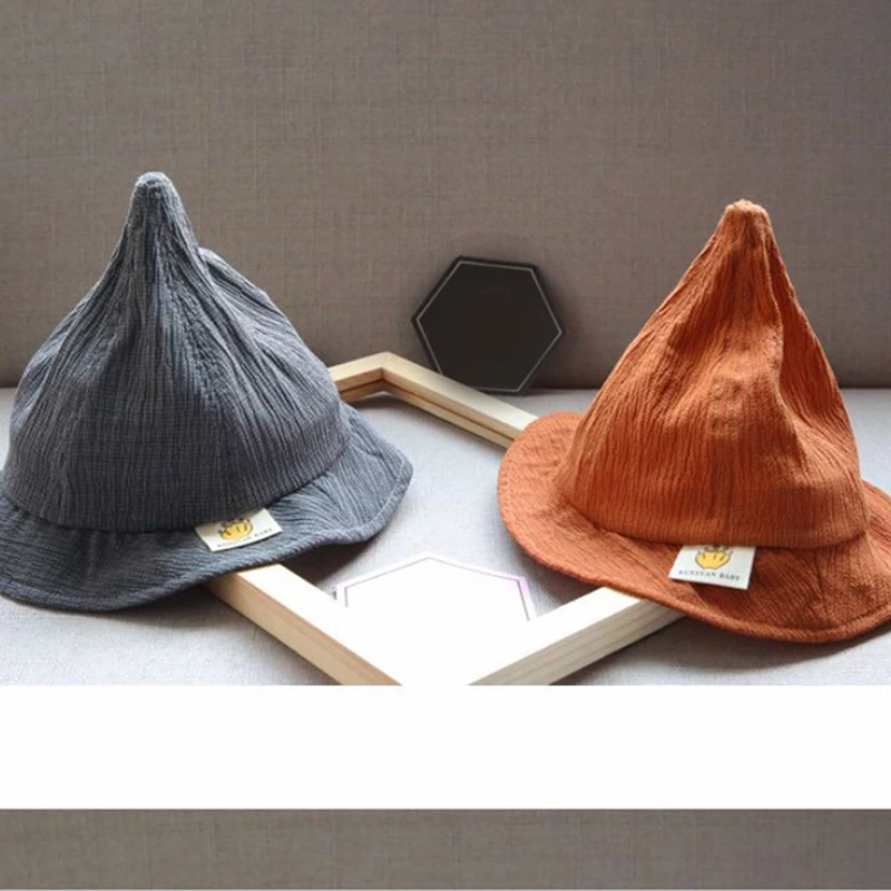 

Cute Cotton Children's Hat Simple Baby Solid Color Fisherman Hat Baby Basin Cap Summer Fashion Baby Boys And Girls Hats