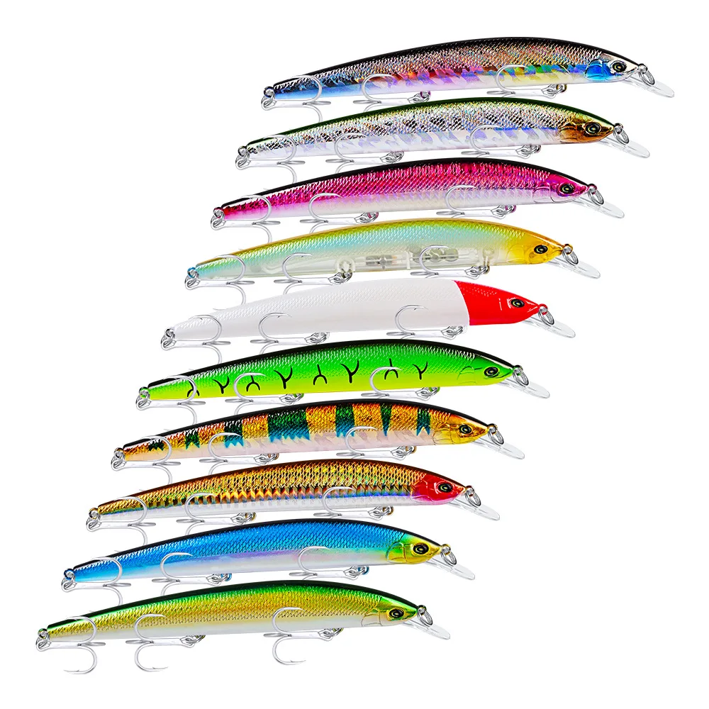 

Minnow submerged Minoru submerged bait deep sea bass fishing grouper hard bait fishing 150mm-18.5g