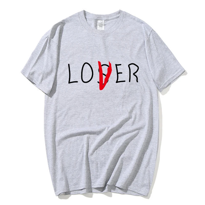 

Drop Ship Pennywise Movie It Losers Club T-Shirt Men Women Casual Short Sleeve Loser Lover It Inspired TShirt Tops