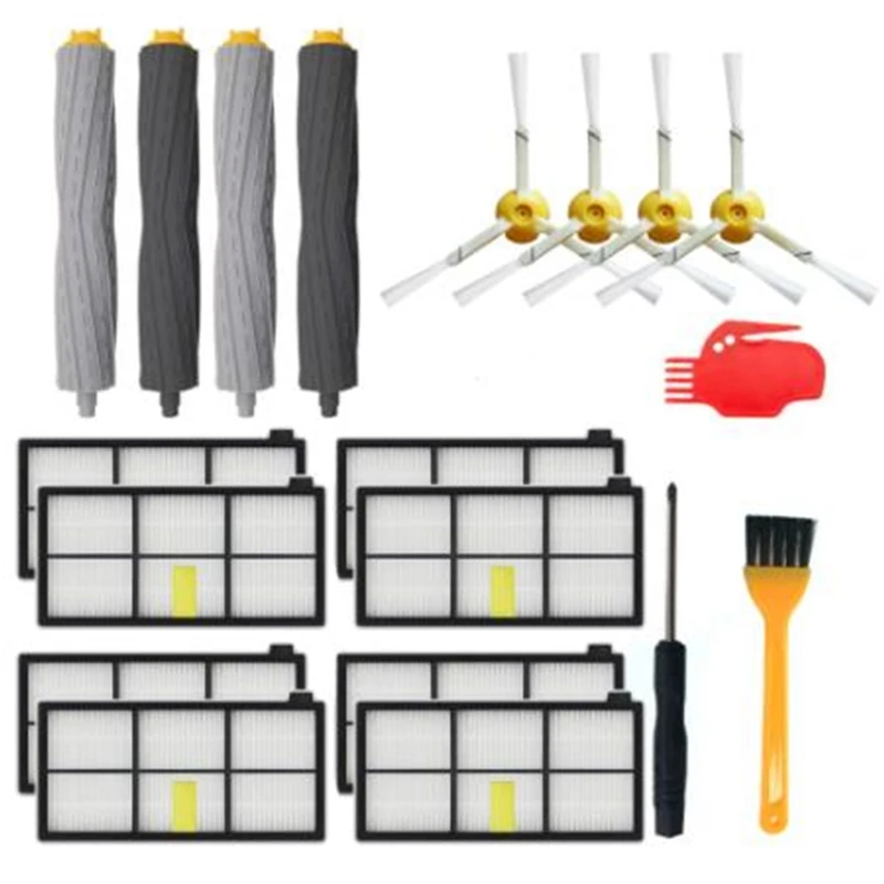 

HEPA Filters Replace Brush Kit Parts Accessories for IRobot Roomba 805 860 861 870 871 880 885 960 Series