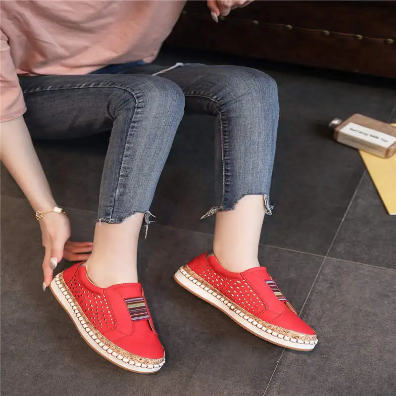 

Роскошные дизайнерские женские туфли soulier без каблука на платформе оксфорды Красные кроссовки женские брендовые неповседневные женские ту...