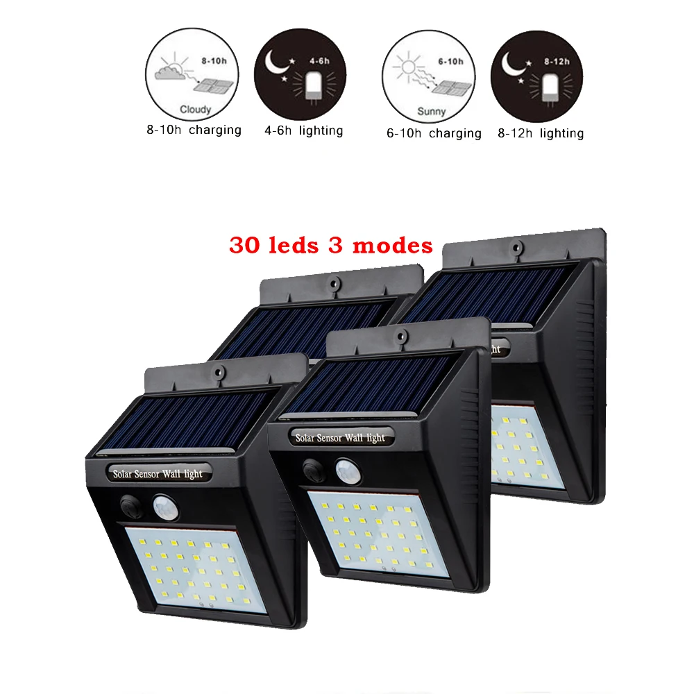 Фонарики на солнечных батареях беспроводные уличные водонепроницаемые