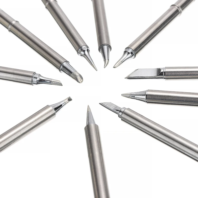 10 шт. сменные наконечники для паяльника длина 155 мм|t12 handle|replacement soldering iron tipsoldering