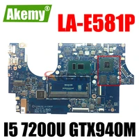 akemy la e581p motherboard for lenovo ideapad 720s 14ikb notebook motherboard cpu i5 7200u ddr4 gtx940m gpu 2g 100 test