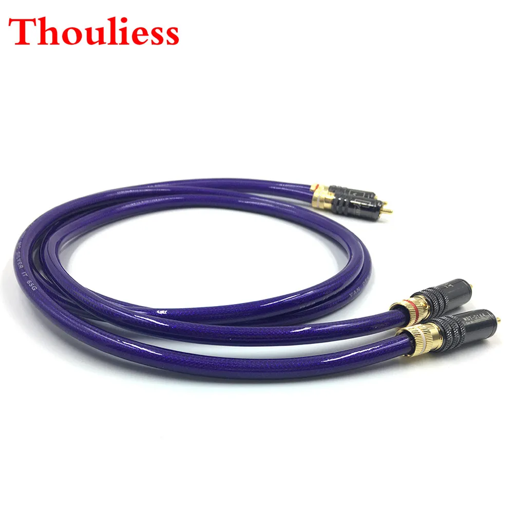 Thouliess Pair Type-3 WBT-0144 Аудиокабель RCA 2RCA папа-папа Соединительный аудиокабель с
