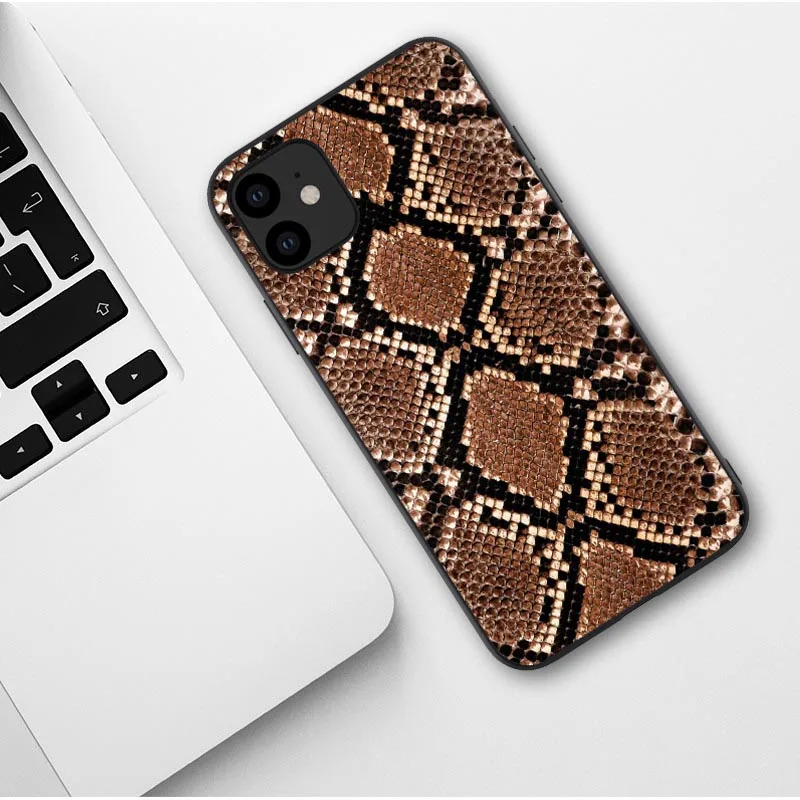 Мягкий чехол для iPhone 11 Pro 12 6 S 7 8 Plus X XR XS Max SE 2020 белый черный корова символ зебры |