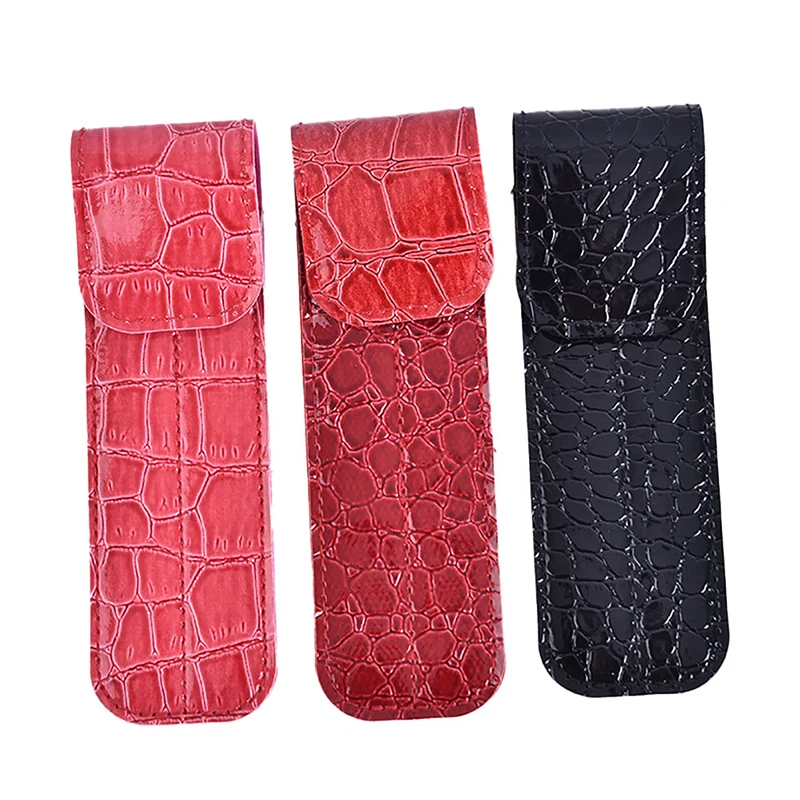 

Portable Safe Makeup Tools Eyelash Extension Special Tweezers Leather Case Professional storage bag for tweezers Eyelashes Kit