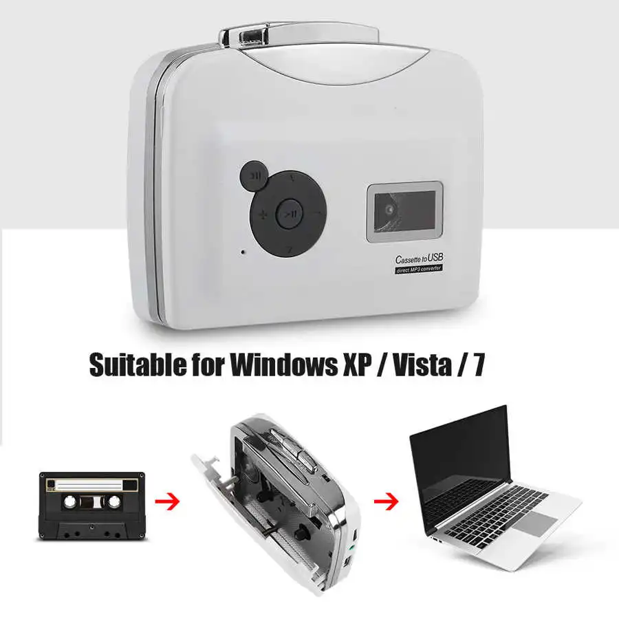 Кассетный плеер портативная Кассетная лента в MP3 конвертер USB флэш накопитель
