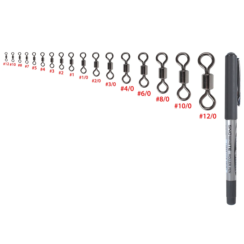 DR. FISH 50 шт. рыболовные прочные вращающиеся кольца шарнирные защелки Разъем