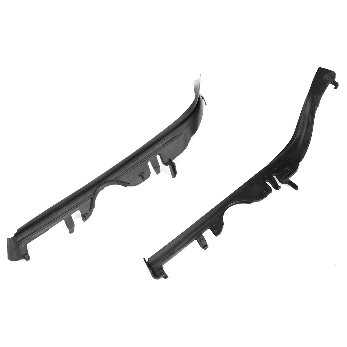 

1Pair Black Car Front Upper Headlight Cover Strips Sealing Gasket For BMW E39 525i 528i 530i 540i M5 2000-2003 63126908405