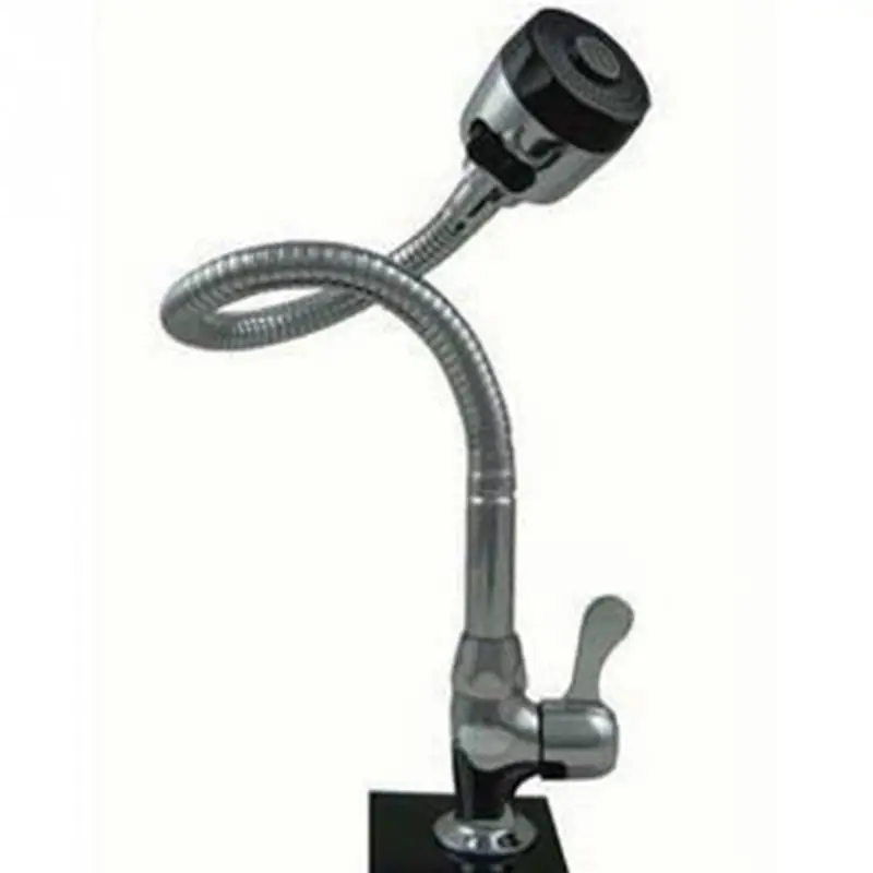 

360 Degree Rotation Stainless Steel Sink Faucet Spout Kitchen Sink Faucet Pipe Fittings Single Handle Connection