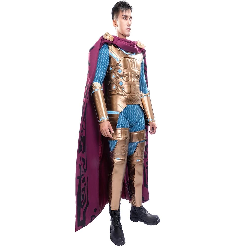 XCOSER Mysterio Косплей Костюм Человек-паук далеко от дома Хэллоуин платье костюм для