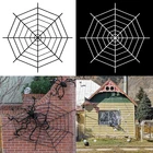 Украшения на хэлоуин, популярный товар черный, белый цвет эластичная паутина ужасов реквизит Паутина Хэллоуин вечерние домашний декор Дом с привидениями барный инвентарь