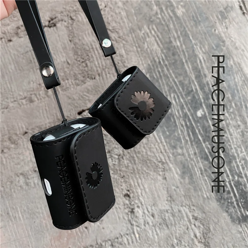 

Little Daisy Leather Drop Earphone Case AirPods 1 and 2 Case Airpods Pro Case Airpod 3 Case Earphone Accessories Case