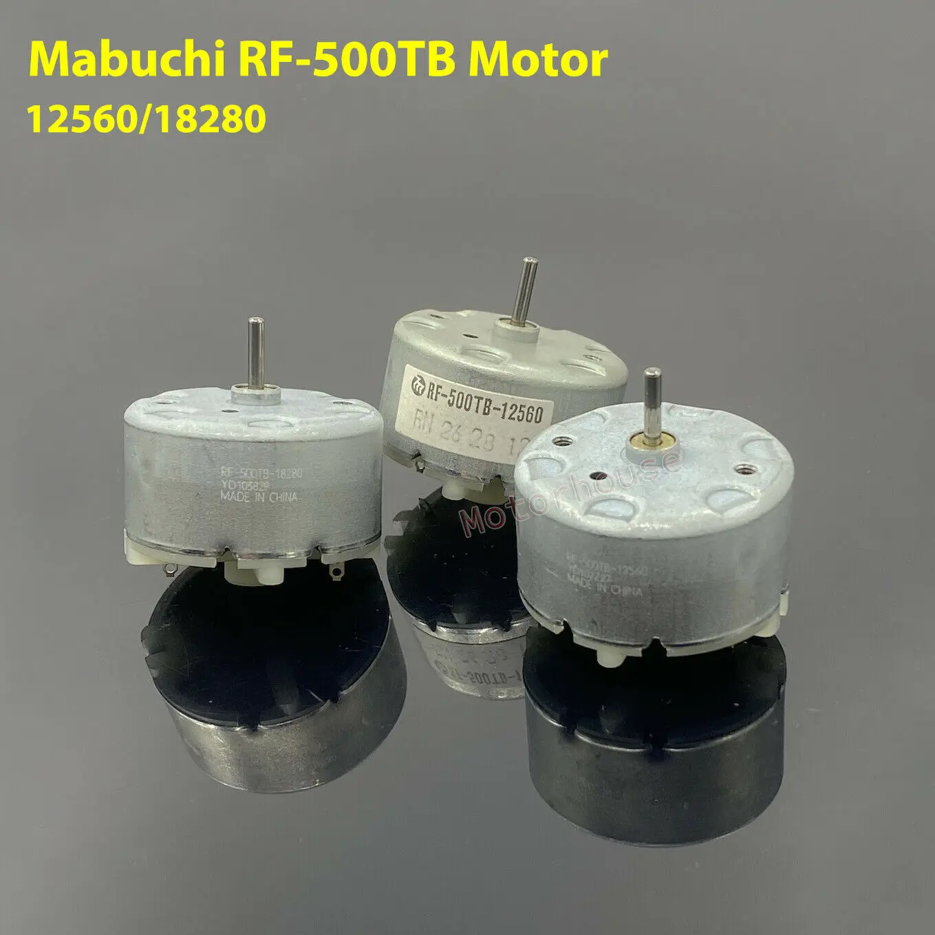 DC 12V 5500RPM MABUCHI RF-500TB-12560 Мотор / 6V 5650RPM RF-500TB-18280 Мотор для CD плеера / Интеллектуальный водомер