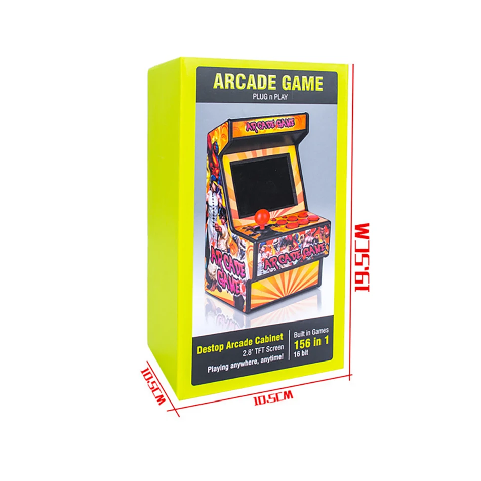 156 игр для Sega Megadrive ретро мини аркадная игровая консоль с 2 8 дюймовым цветным
