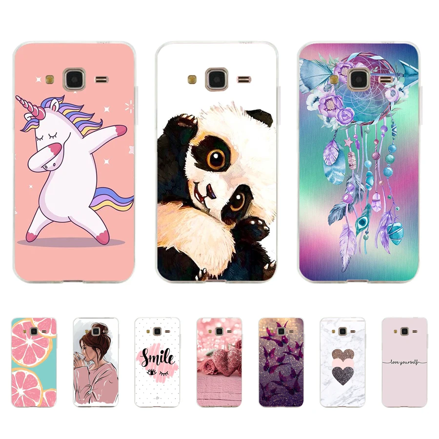 Phone Case For Samsung Galaxy a5 2015 2016 Grand Prime Note 4 Note 5 S4 Soft Silicone TPU Cartoon Protector Cover Cases