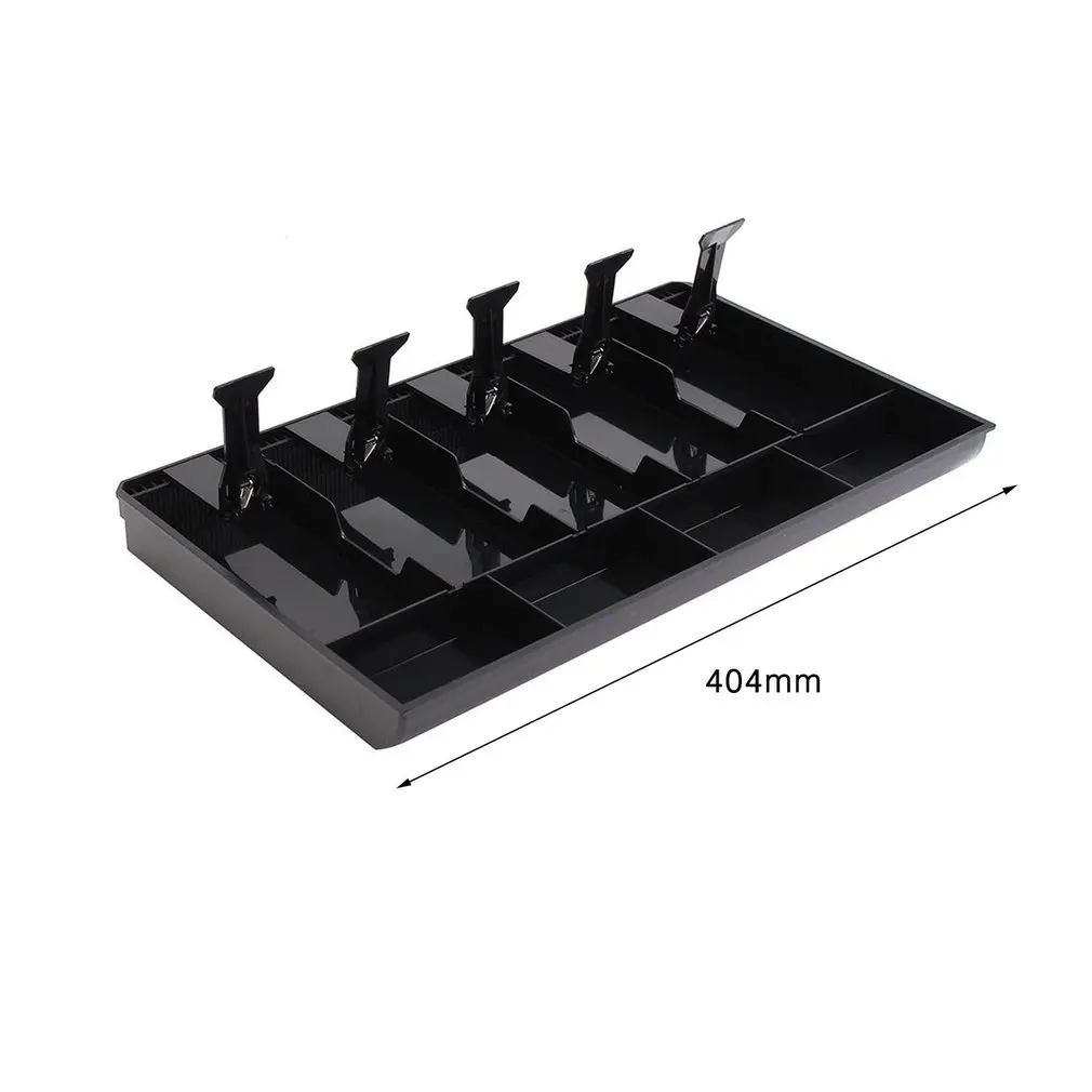 

New 404x245x360mm Money Cash Coin Register Insert Tray Replacement Cashier Drawer Storage Cash Register Tray Box Classify Store