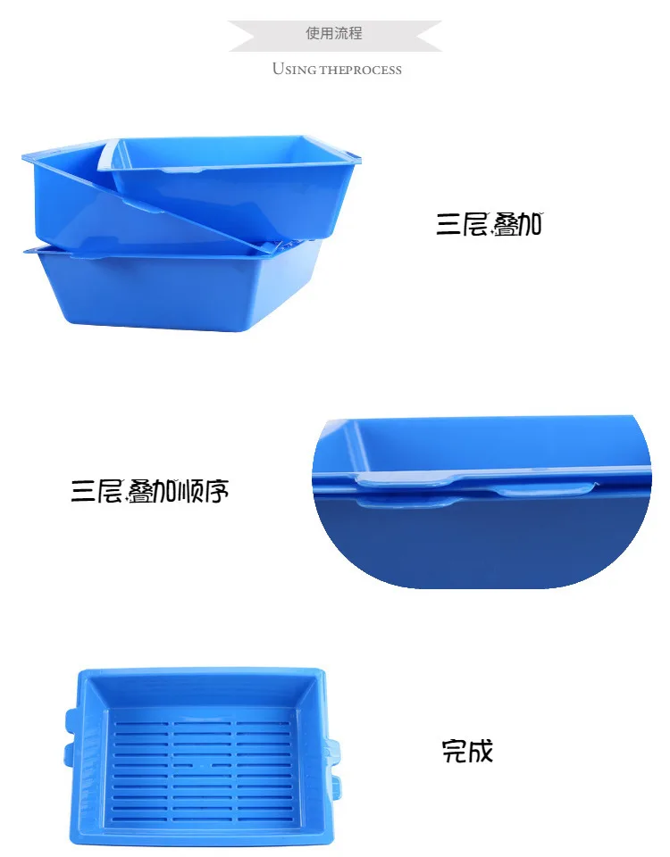 Большой поднос для кошачьего туалета тренировочный пластиковый песочница легко