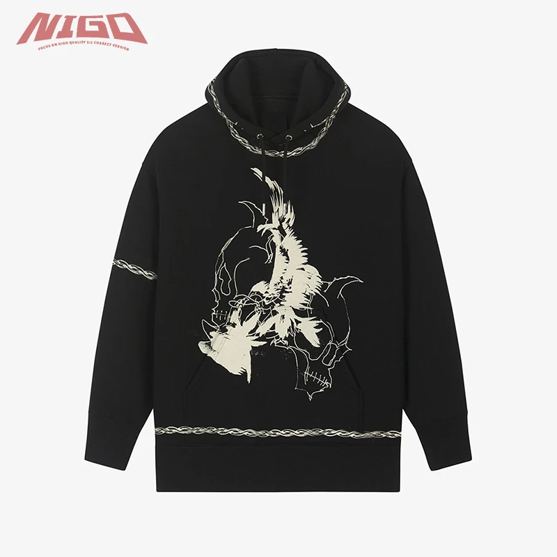 

Толстовка NIGO 21ss с капюшоном и логотипом размера оверсайз # nigo3561