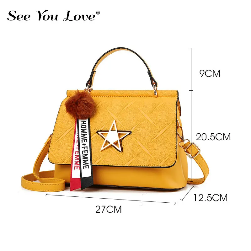 Новые модные женские сумки через плечо на молнии 2019 желтые роскошные с клапаном