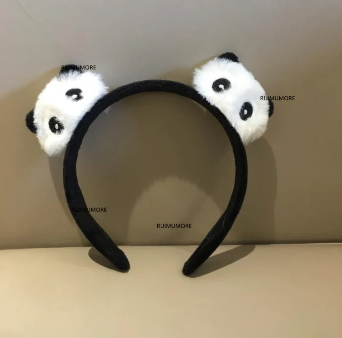 Плюшевая Мягкая кукла-панда 3 модели прибл. подарок для девушки резинка волос