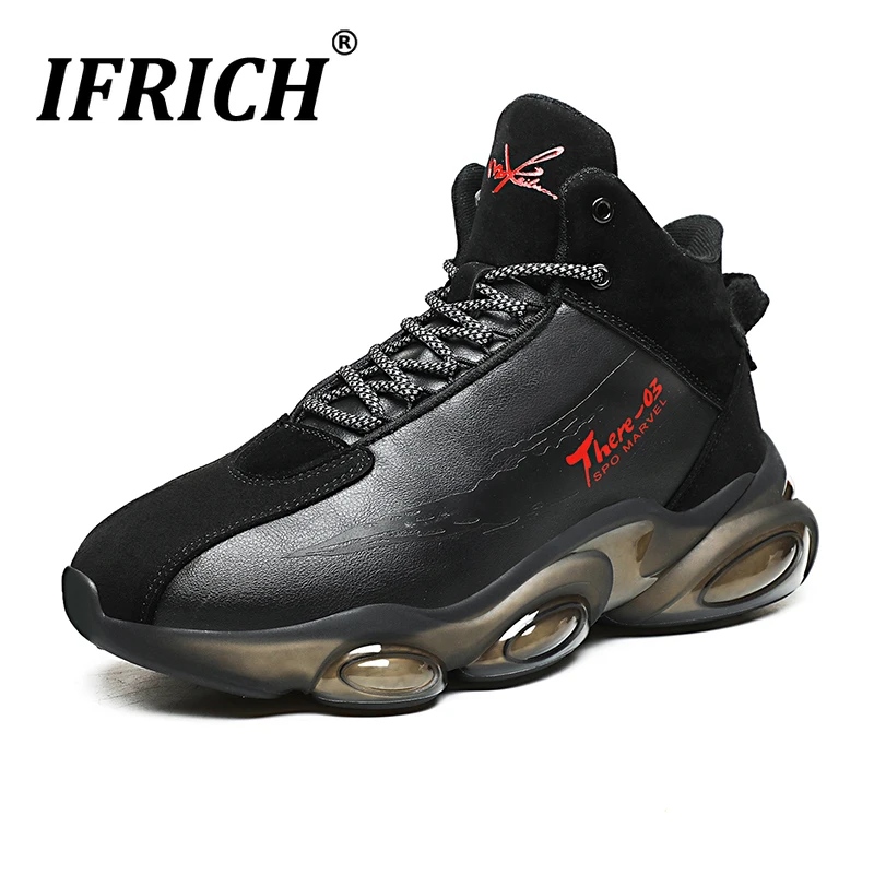 

Супер крутая спортивная обувь бренда для мужчин черный высокий бег босиком обувь дизайнерские спортивные мужские кроссовки кожаная мужска...