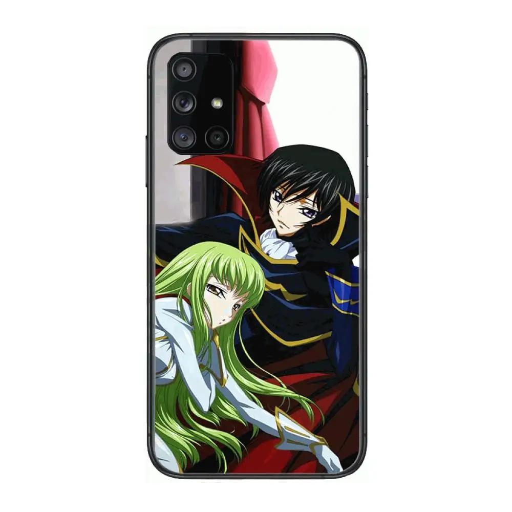 

Lelouch of the Rebellion Phone Case Hull For Samsung Galaxy A 90 50 51 20 71 70 40 30 10 80 E 5G S Black Shell Art Cell Cover