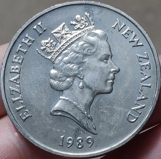 38 мм плавание новая Zealand 1989 100% натуральная монета оригинальная коллекция | Дом и