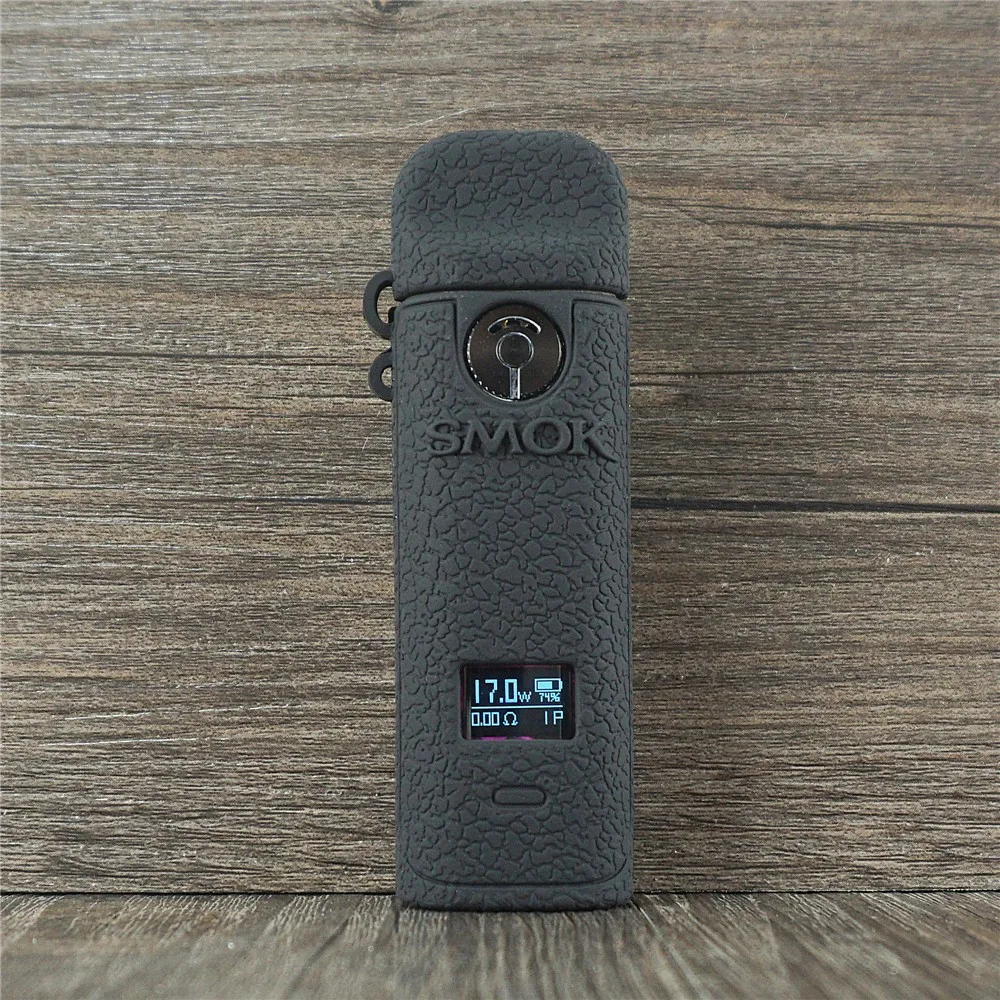 hot sale black luminous soft gel rubber silicone cover case for smok novo4 bag protector for smok novo 4 free global shipping