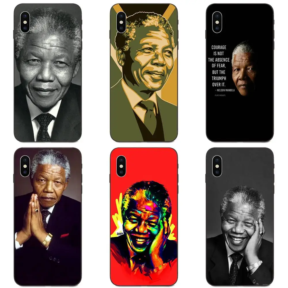 Модный тонкий чехол Nelson Mandela для Apple iPhone 4 5 6 6S 7 8 11 Plus X XS Max XR Pro XR|Чехлы-накладки| |