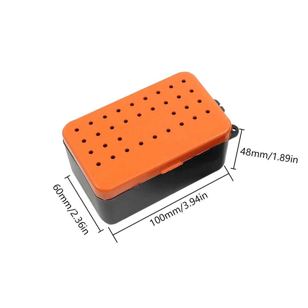 

High Quality Breathable Plastic Fishing Live Bait Storage Box Earthworm Bloodworms Bait Container Box Fishing Accessories