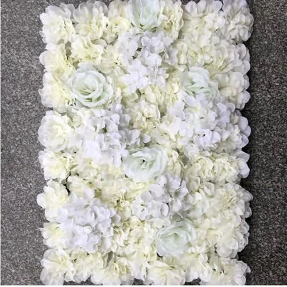 10 шт./Лот 60x40 см романтическая искусственная Роза Гортензия цветок стена для